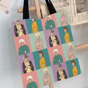 GOLDEN GIRLS Colorful Tote Shopping Bag (NEW & SO CUTE!)